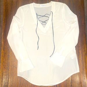 Equipment Femme 100% Silk Blouse, Size S/P